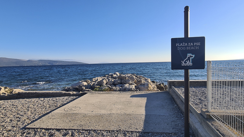 Hundestrand Jezevac Krk