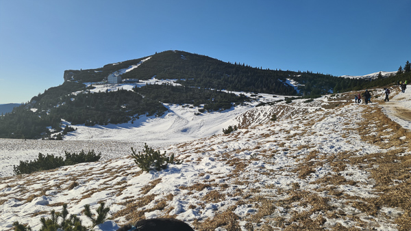 Blick zum Ottohaus auf der Rax