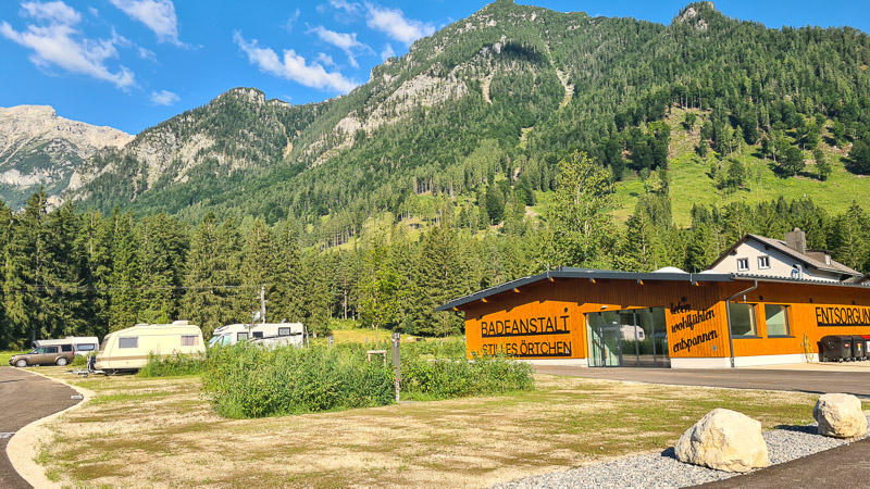 neues sanitärgebäude camping hinterstoder