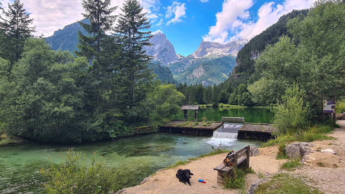 schiederweiher beim campingresort hinterstoder