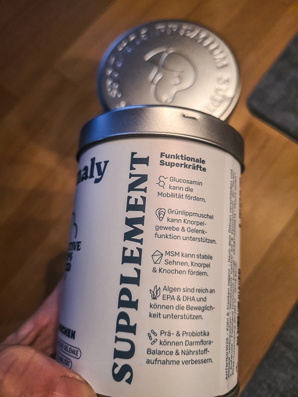 supplement ingredienzien mammaly gelenkpulver