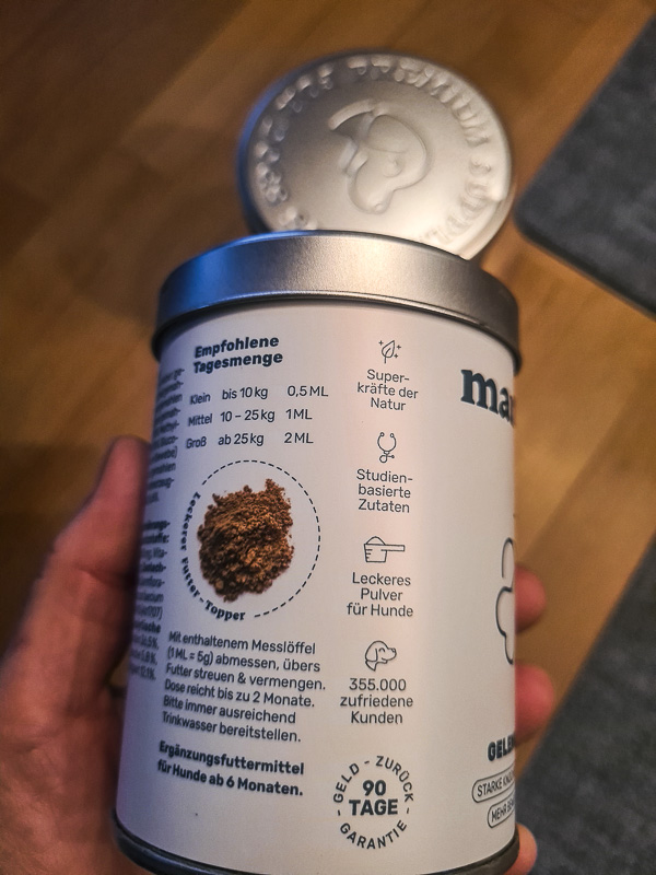 topping gelenkpulver mammaly