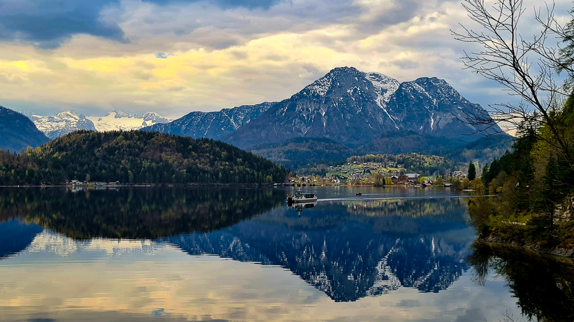 dachstein blick ausseerland vom see