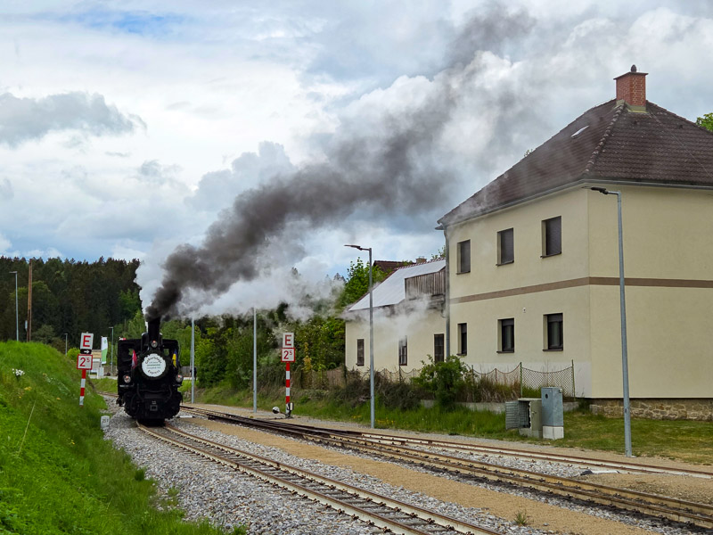 dampflok mh 1 verschub und wasser tanken in neu nagelberg