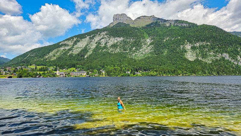 baden im altausseersee