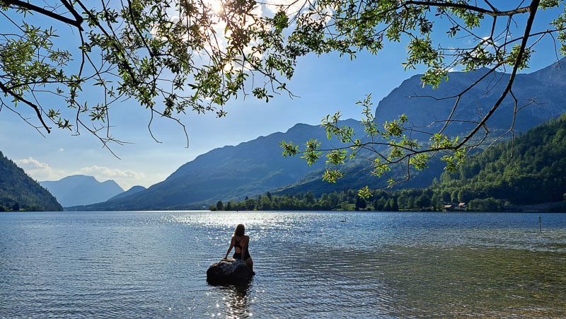 Grundlsee schwimmen mai