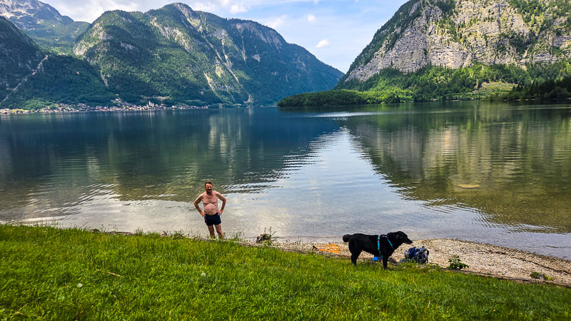 hundebadestrand winkl hallstättersee