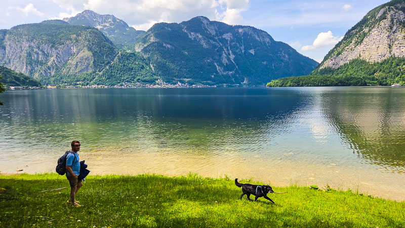 hundebadestrand winkl. hallstättersee