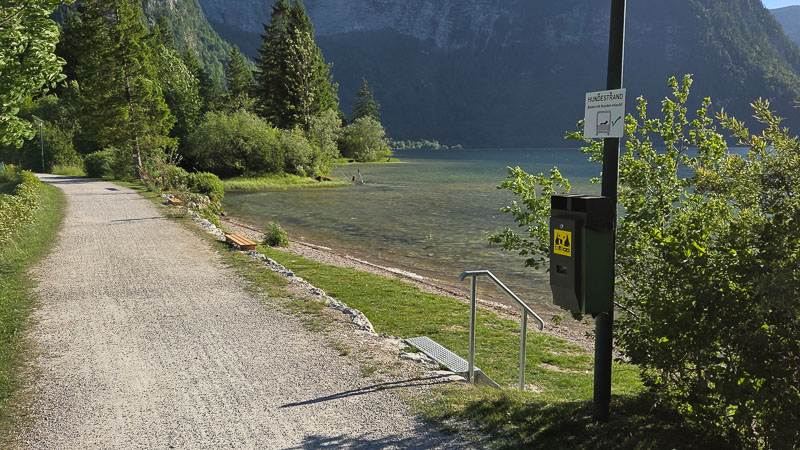 hundestrand obertraun beim strandbad