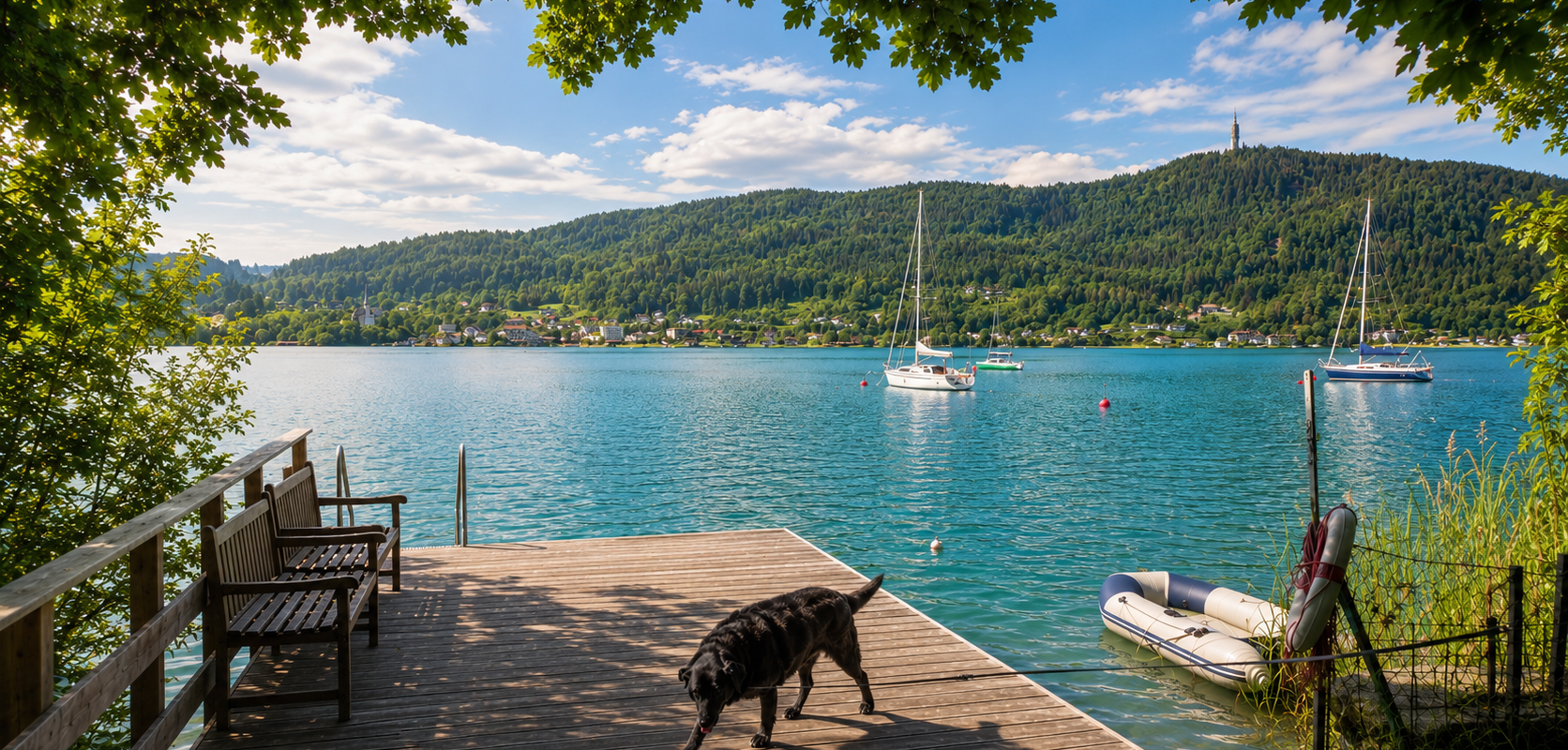 header hund am wörthersee