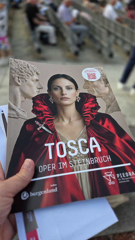 programmheft tosca oper im stenbruch