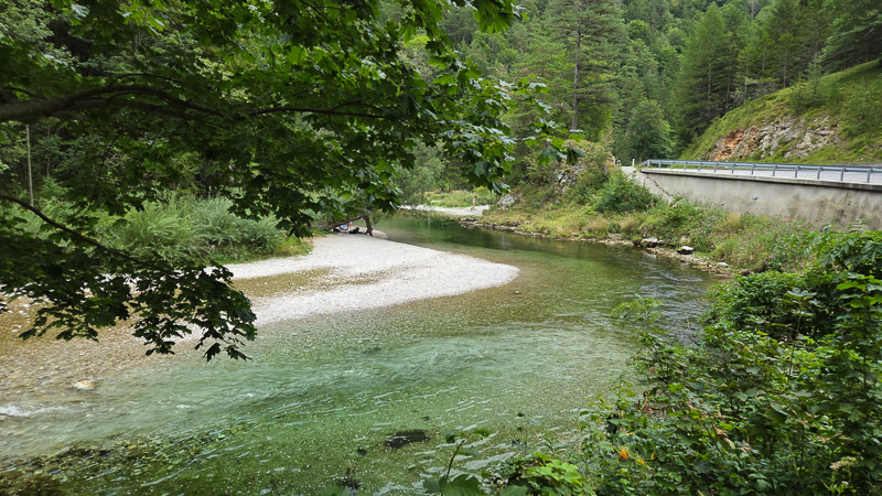 Höllental mit wenig Wasser im August 2026