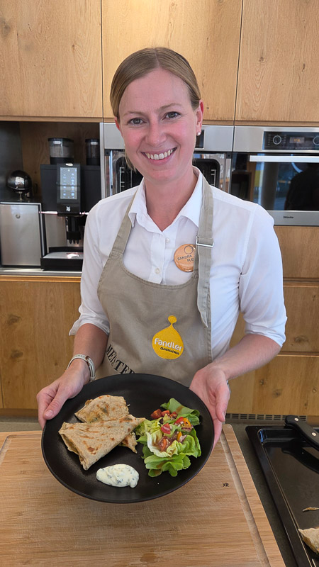 chicken Quesadillas mit Fandler Mehlen