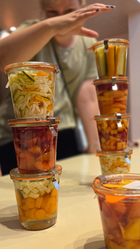 Einwecken Gemüse und Obst