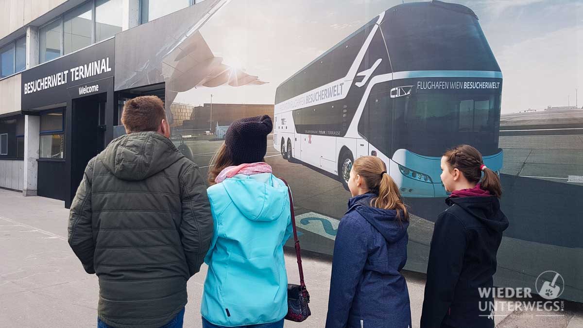 Besucherterminal Flughafen Schwechat Führung