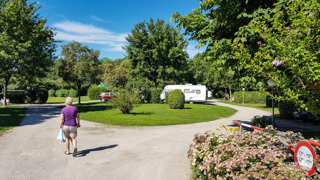 anlage des camping in purgstall erlauf