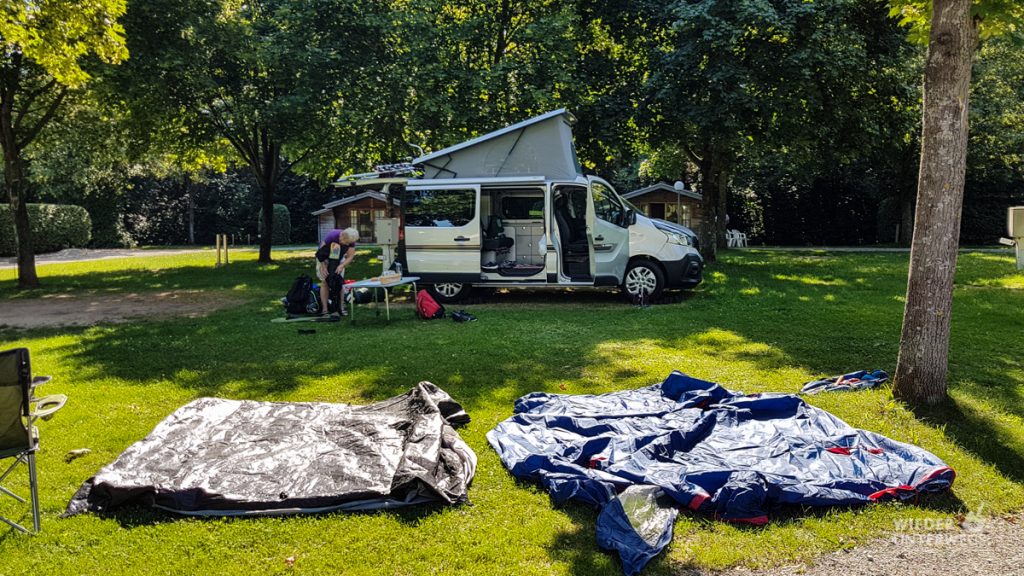 zeltplatz am campingplatz purgstall an der erlauf