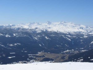 Dachstein seen from Tauplitz Gipfellift