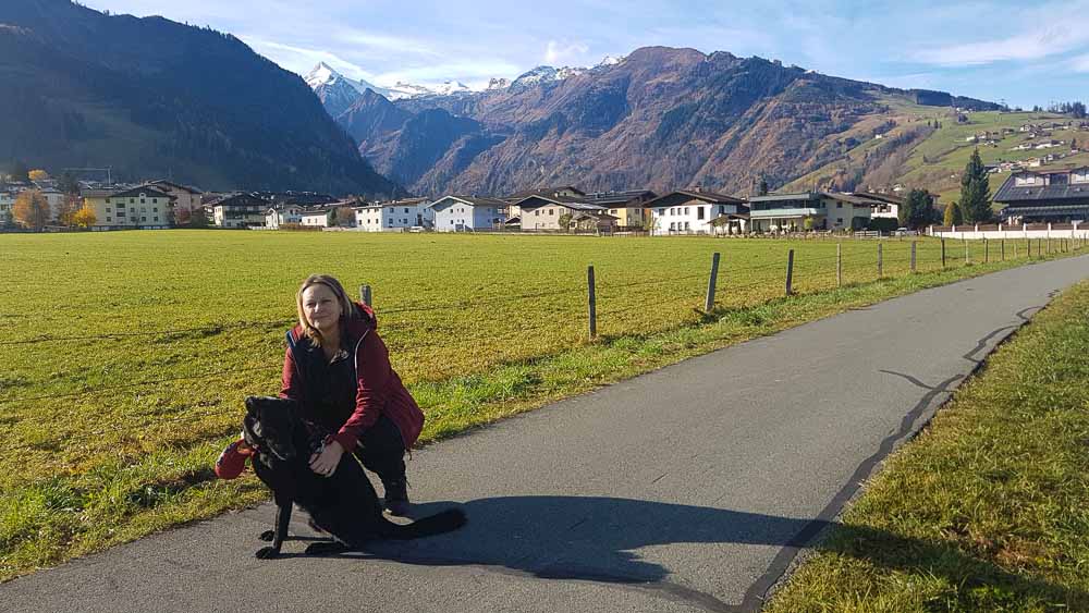 mit hund im alpenhaus kaprun