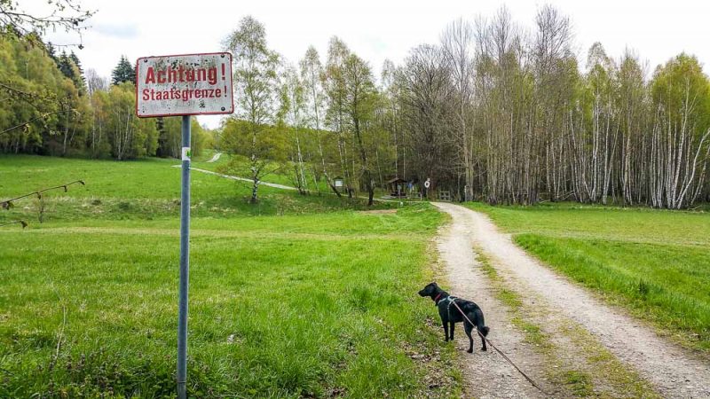 wandern mühlviertel nahe an der grenze mit hund