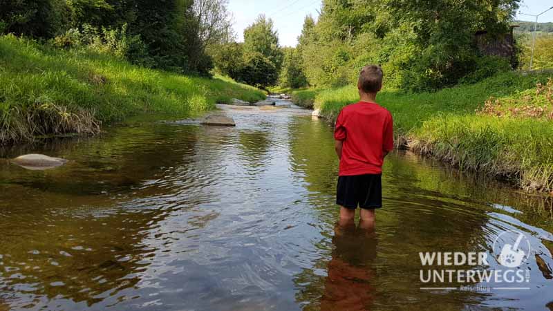 Der Fluss beim Jufa Pöllau