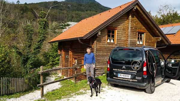 Kamp Kobarid Slowenien: Unsere Hütte, dogfriendly