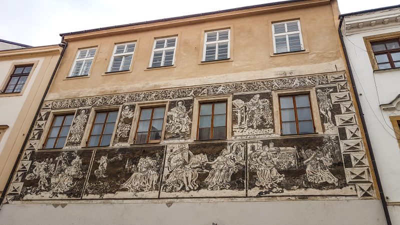 sgraffito haus in znaim