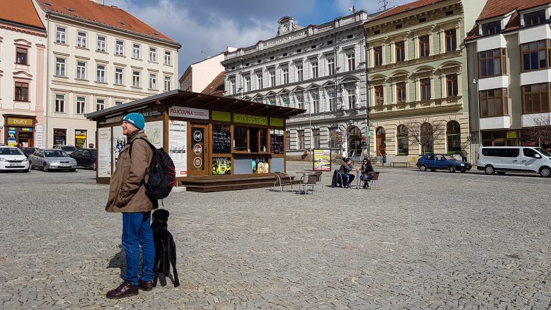 mitten in znaim mit hund